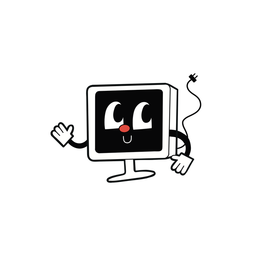 Red, the Safety is [REDACTED] mascot, waving